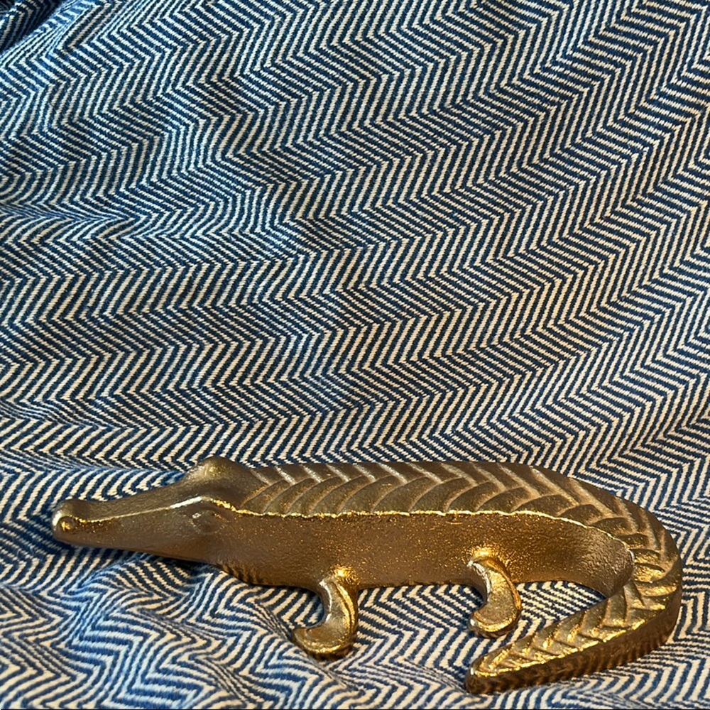 Target Gold Crocodile Figurine